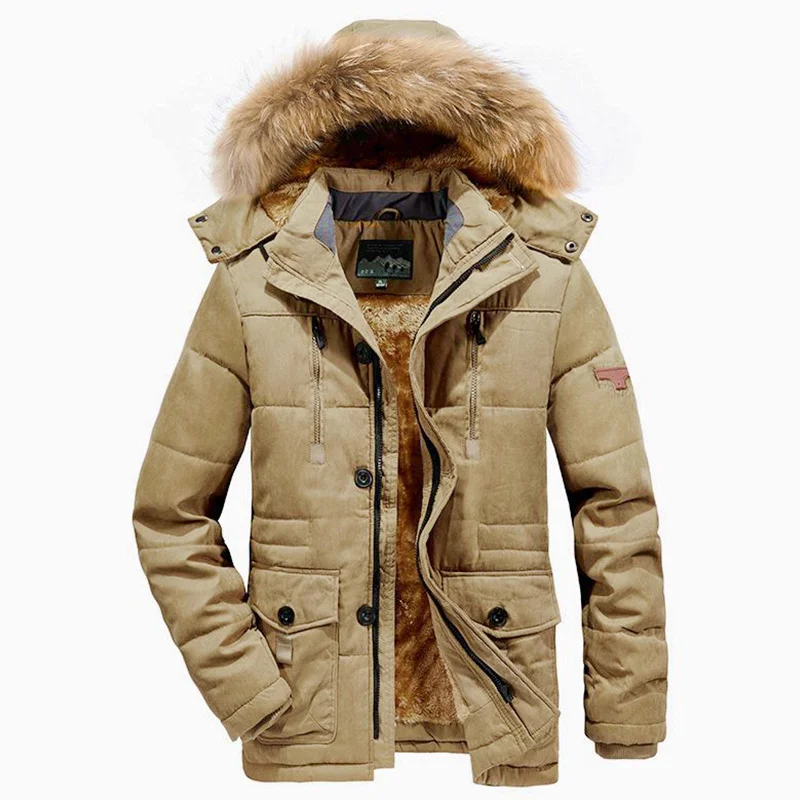 Thick Velvet Warm Coat Warm Winter Parka Men Fleece Hooded Men Winter Jacket Coat Military Cargo Jackets Mens Plus Size 6XL
Thick Velvet Warm Coat Warm Winter Parka Men Fleece Hooded Men Winter Jacket Coat Military Cargo Jackets Mens Plus Size 6XL