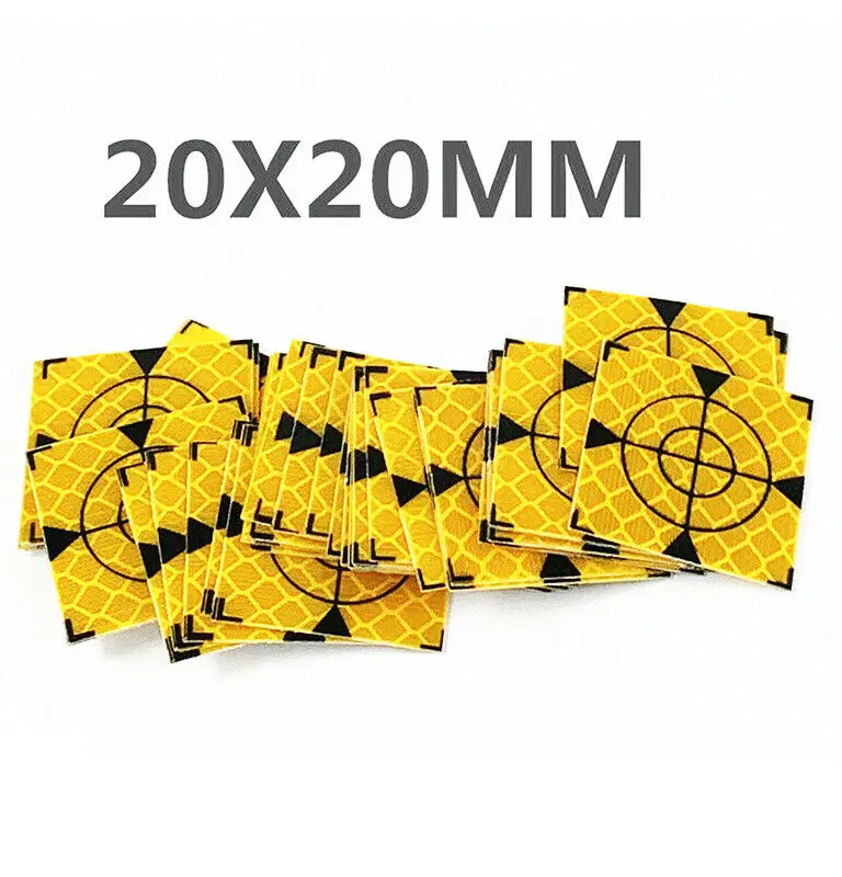 100pcs 60x60mm Reflector Sheet For Total Station Survey Geography Fluorescent Green Sheet Reflective Sticker 20/30/40/50/60mm
100pcs 60x60mm Reflector Sheet For Total Station Survey Geography Fluorescent Green Sheet Reflective Sticker 20/30/40/50/60mm