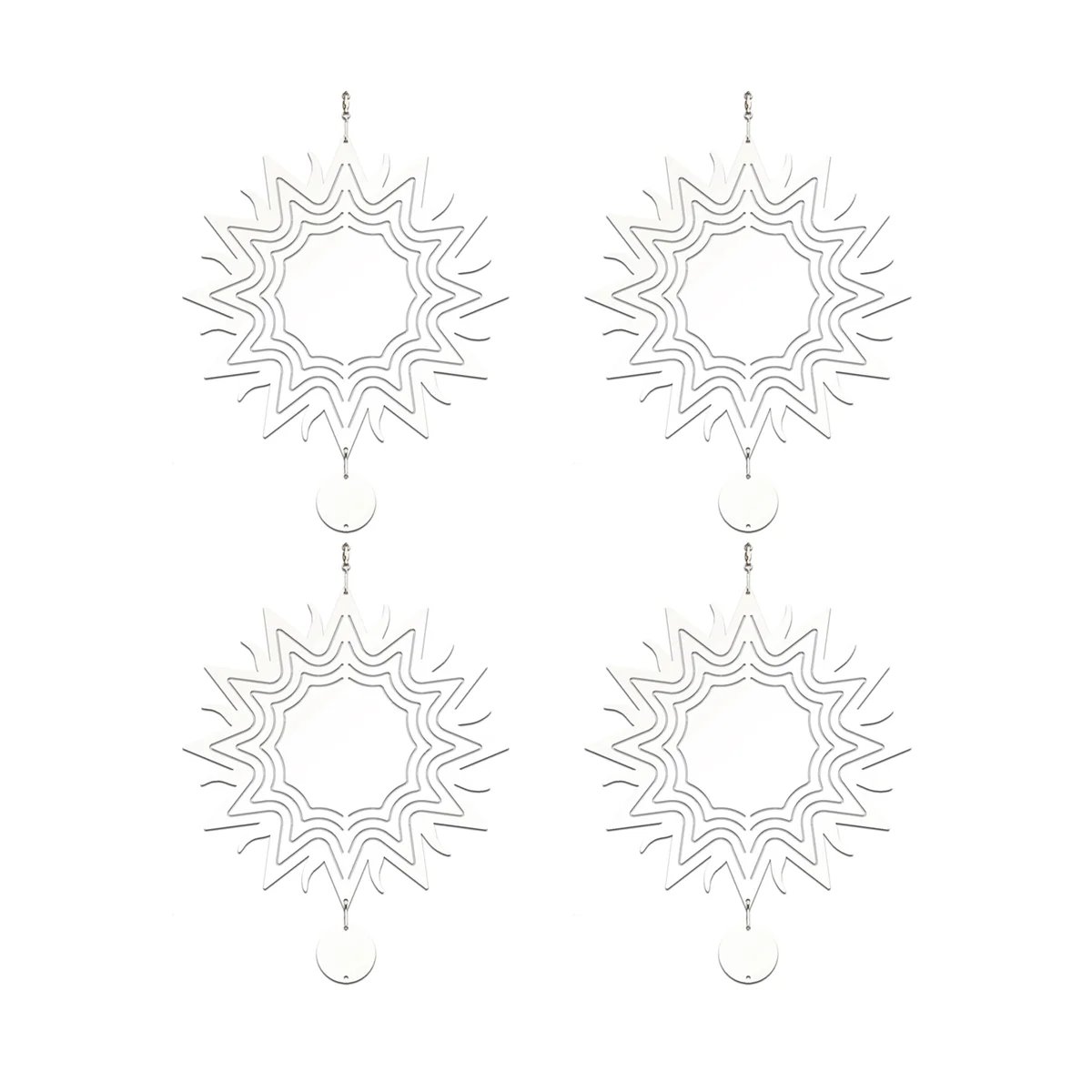 4Pcs 8 Inch Sublimation Wind Spinner Blanks 3D Wind Spinners Hanging Wind Spinner for Indoor Outdoor Garden Decoration 
4Pcs 8 Inch Sublimation Wind Spinner Blanks 3D Wind Spinners Hanging Wind Spinner for Indoor Outdoor Garden Decoration