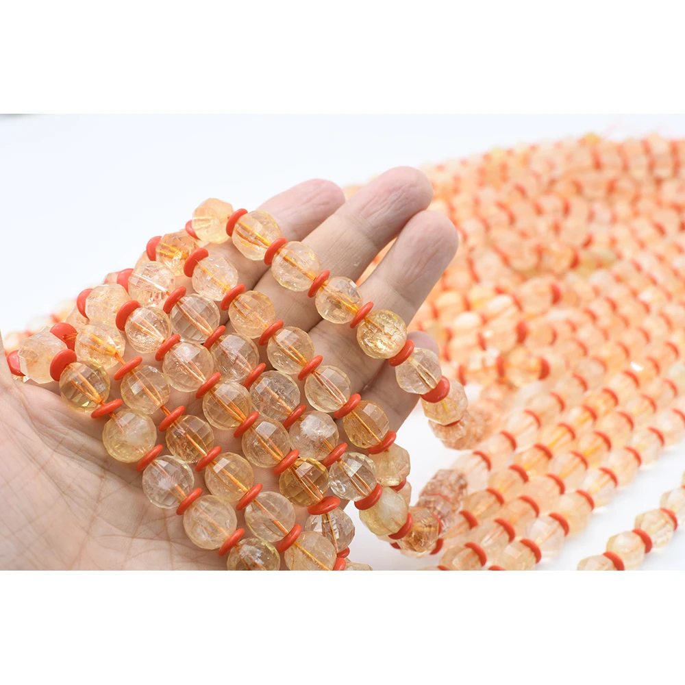 10mm AA Natural Faceted Citrine irregular round Stone Beads For DIY necklace bracelet jewelry making 15 "free delivery
10mm AA Natural Faceted Citrine irregular round Stone Beads For DIY necklace bracelet jewelry making 15 "free delivery