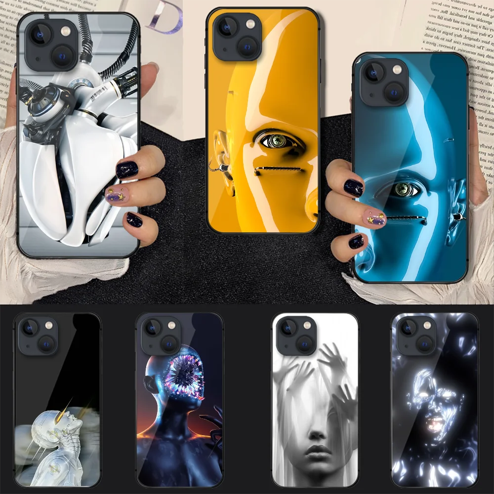 AI Robot Sci-tech Cool Tempered Glass Phone Case Cover For Iphone 7 8 11 12 13 14 Pro Max Plus Mini 6s X XS XR SE Black
AI Robot Sci-tech Cool Tempered Glass Phone Case Cover For Iphone 7 8 11 12 13 14 Pro Max Plus Mini 6s X XS XR SE Black