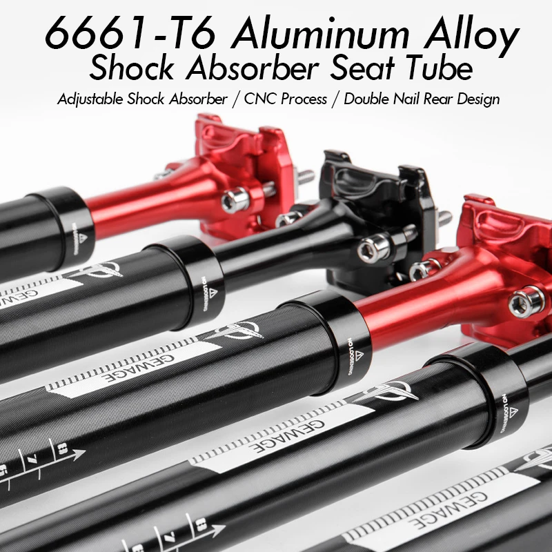 GEWAGE Bike Seatpost Adjustable Spring Suspension Damping Seat Post 27.2/30.9/31.6mm Aluminum Alloy Road Bike Seat Post Tube 
GEWAGE Bike Seatpost Adjustable Spring Suspension Damping Seat Post 27.2/30.9/31.6mm Aluminum Alloy Road Bike Seat Post Tube