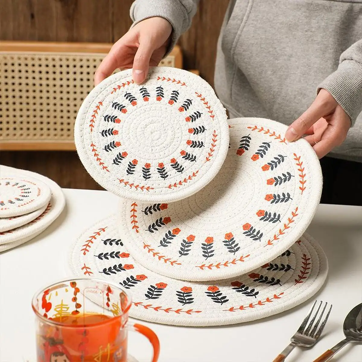 Ins Wind Creative Heat Insulation Pad, Bowl And Plate Pad, Household Dining Table Pad, Anti Scalding Bowl Pad, Tea Cup Pad,
Ins Wind Creative Heat Insulation Pad, Bowl And Plate Pad, Household Dining Table Pad, Anti Scalding Bowl Pad, Tea Cup Pad,