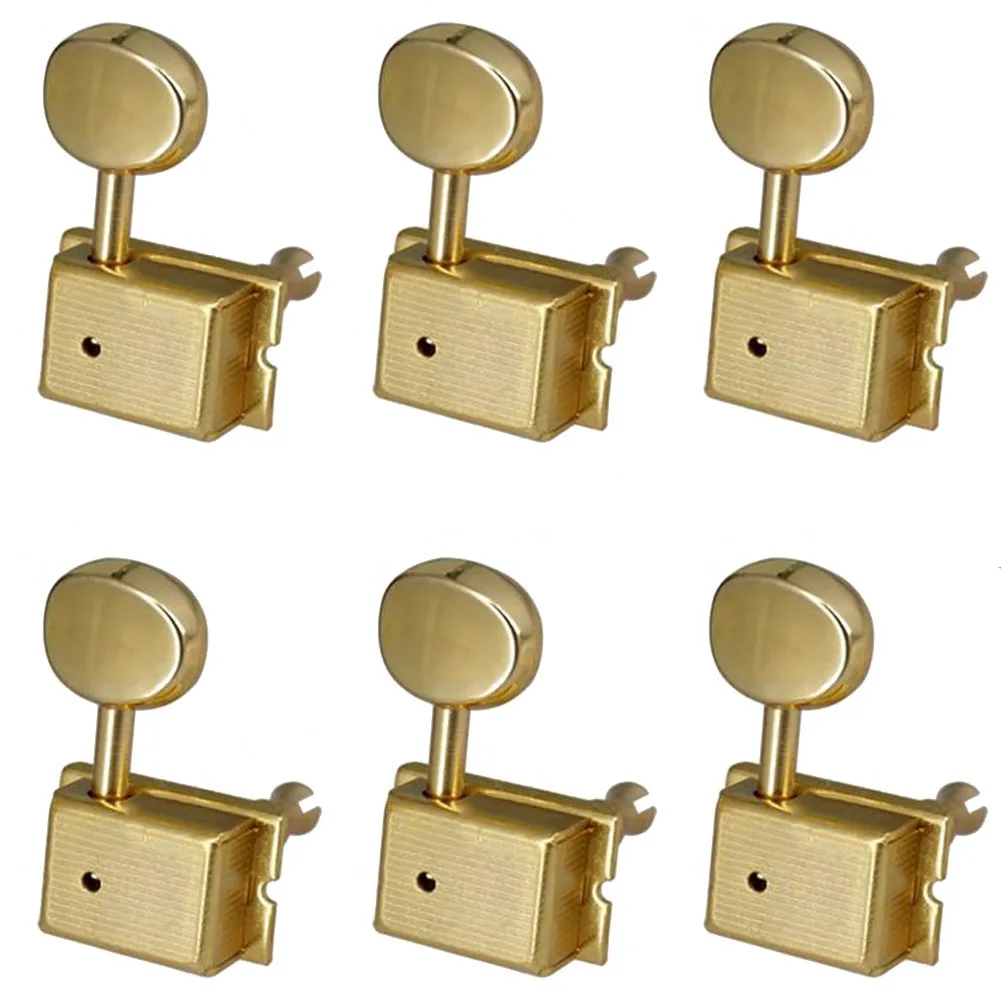 6R Vintage Style Electric Guitar Tuning Pegs Gold Tuner Parts Machine Heads ST TL Replace Open Slotting Pin Guitars Accessories
6R Vintage Style Electric Guitar Tuning Pegs Gold Tuner Parts Machine Heads ST TL Replace Open Slotting Pin Guitars Accessories