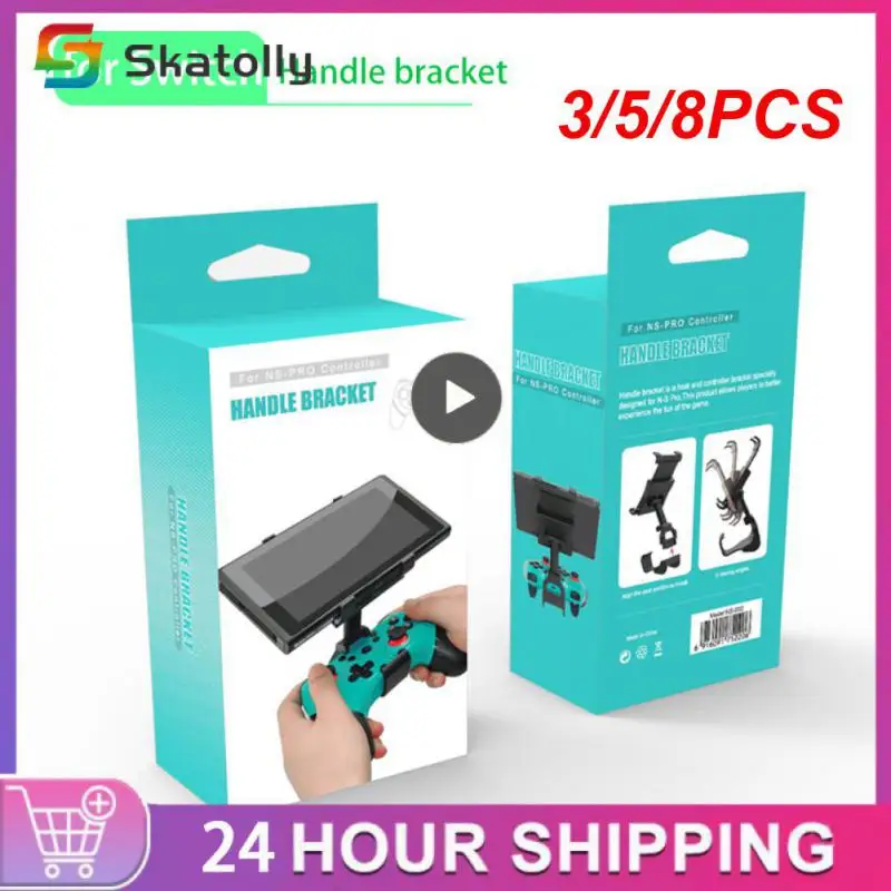 3/5/8PCS For Switch Gamepad Mount-clip Holder Sturdy And Stable Controller Free Your Hands Handle Bracket Stand
3/5/8PCS For Switch Gamepad Mount-clip Holder Sturdy And Stable Controller Free Your Hands Handle Bracket Stand