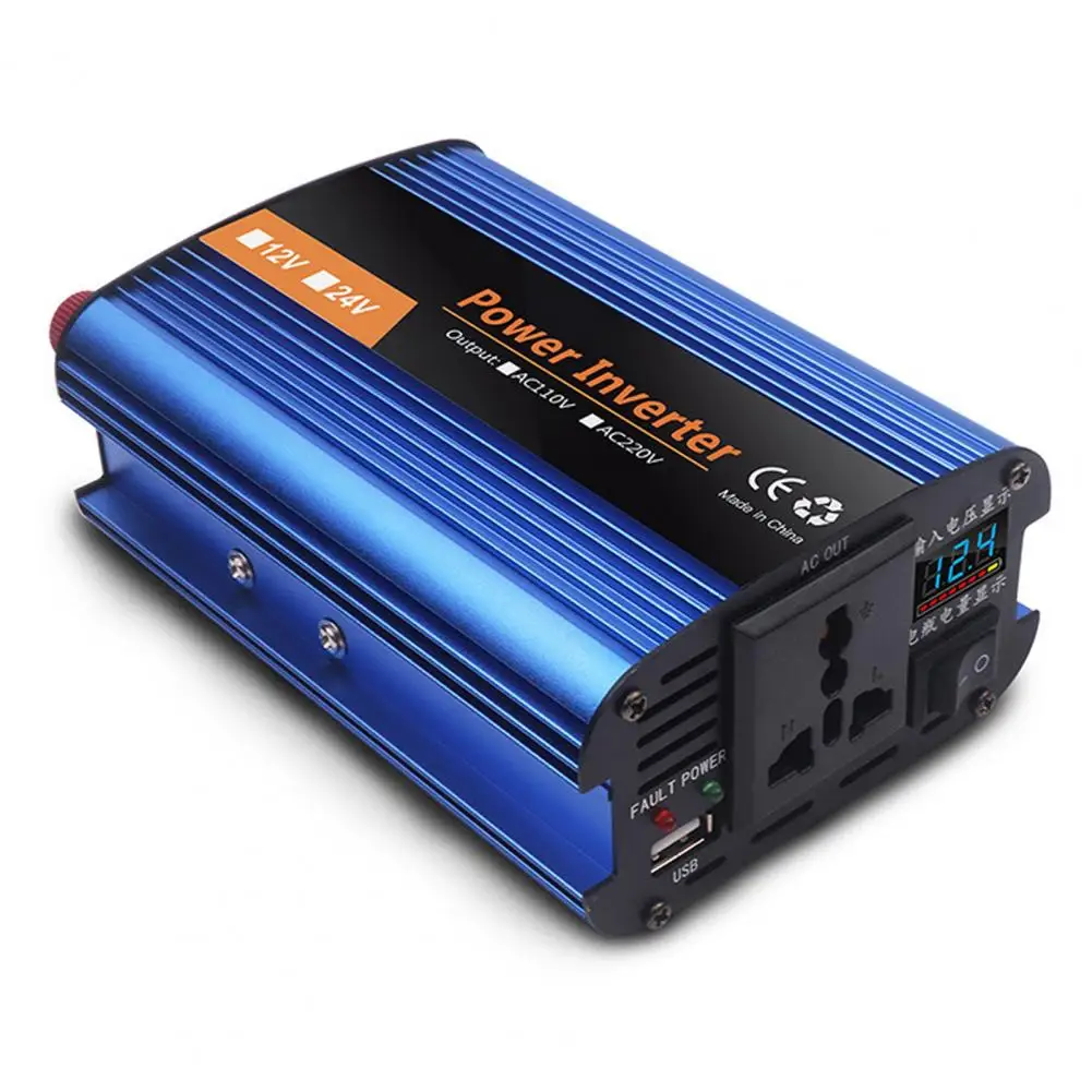 Car Power Inverter Modified Sine Wave Plug Play Digital Display 500W 12V 220V Car Transformer Adapter Car Transformer Adapter
Car Power Inverter Modified Sine Wave Plug Play Digital Display 500W 12V 220V Car Transformer Adapter Car Transformer Adapter