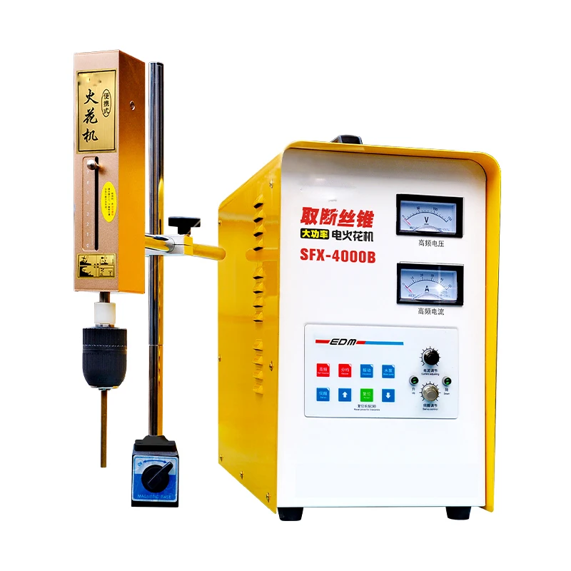 SFX-4000B 3000W Electrical Pulse EDM Punch Machine Electrical Discharge Machining (EDM) Taps,Bolts,Screws,Drill
SFX-4000B 3000W Electrical Pulse EDM Punch Machine Electrical Discharge Machining (EDM) Taps,Bolts,Screws,Drill