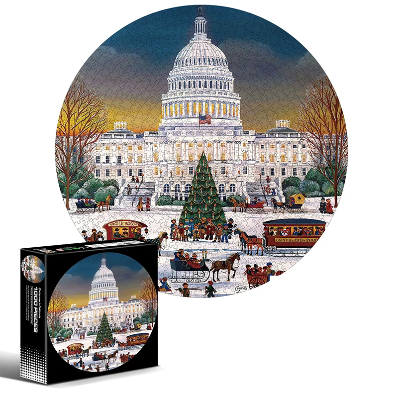 New Colorful Beautiful House Puzzle 1000 Pieces Adult Circle Style Jigsaw Gift Toy 63cm Fashion Art Home Decoration Brain Storm
New Colorful Beautiful House Puzzle 1000 Pieces Adult Circle Style Jigsaw Gift Toy 63cm Fashion Art Home Decoration Brain Storm