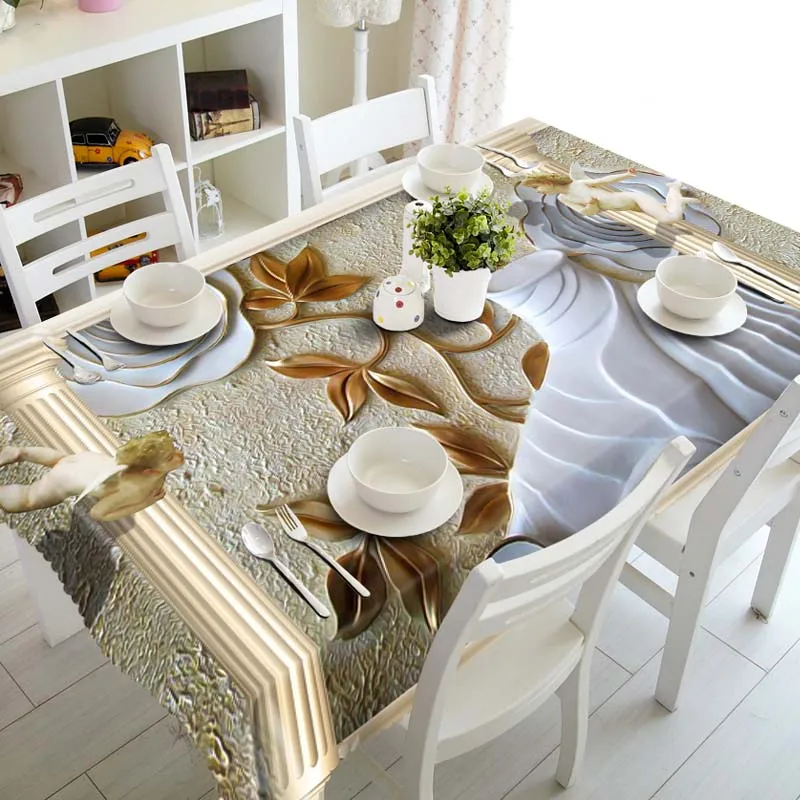 3D Tablecloth Flower Pattern Waterproof Dinning Table Cover Wedding Party Rectangular Table Cloth Home Textile Kitchen Decor
3D Tablecloth Flower Pattern Waterproof Dinning Table Cover Wedding Party Rectangular Table Cloth Home Textile Kitchen Decor