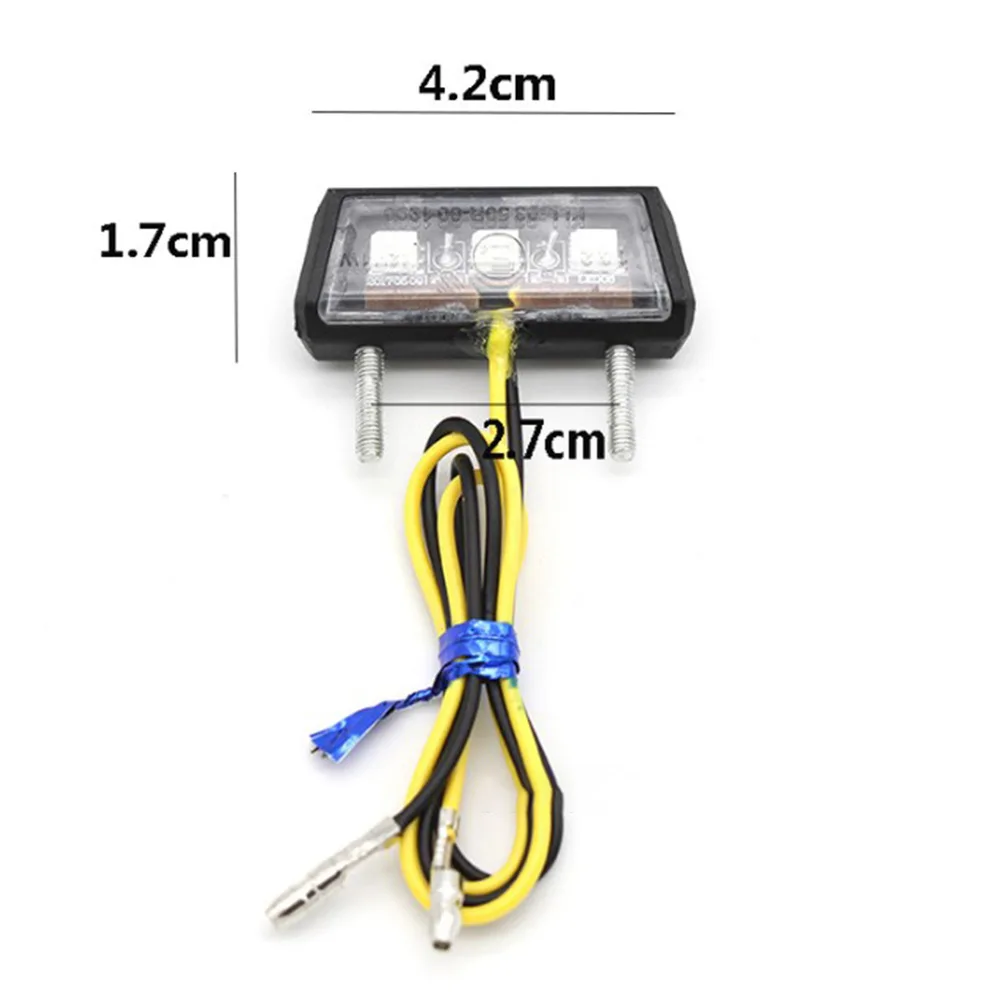 12V Motorcycle License Plate LED Lights Waterproof Motorbike License Lamps Rear Tail Light Signal Bulb Accessories
12V Motorcycle License Plate LED Lights Waterproof Motorbike License Lamps Rear Tail Light Signal Bulb Accessories
