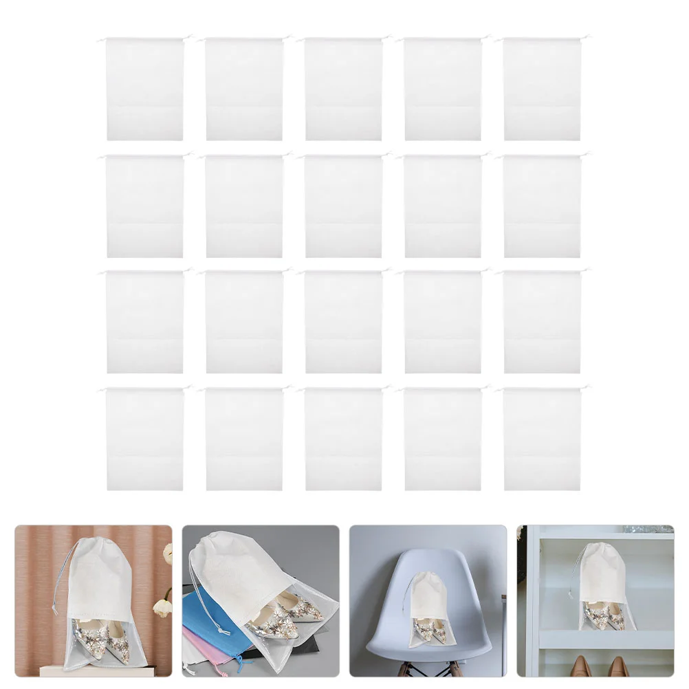 20pcs Travel Shoe Bags Packaging Bags Drawstring Bags Travel Storage Bags
20pcs Travel Shoe Bags Packaging Bags Drawstring Bags Travel Storage Bags