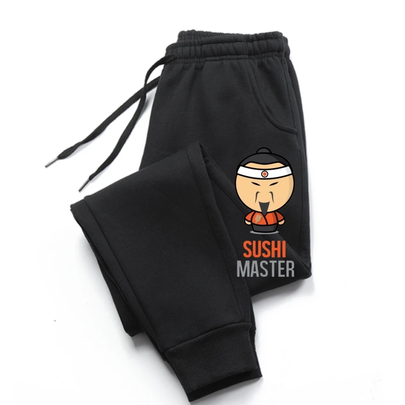 

Japanese Sushi Master Men trousers For Man Fashionable sweatpants Hot sale New Arrival men's pants design Round Neck