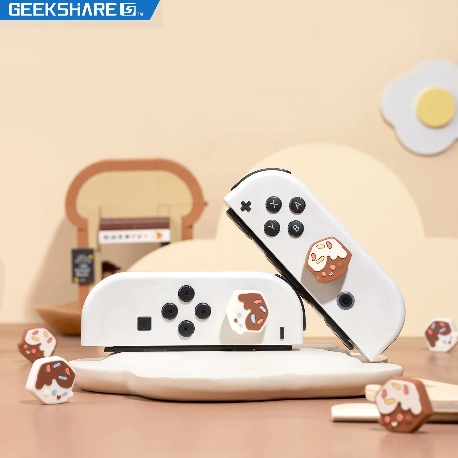 GeekShare 4Pcs Thumb Grip Caps for Nintendo Switch And Switch OLED Thumb Stick Grips Silicone Chocolate NS Accessories
GeekShare 4Pcs Thumb Grip Caps for Nintendo Switch And Switch OLED Thumb Stick Grips Silicone Chocolate NS Accessories