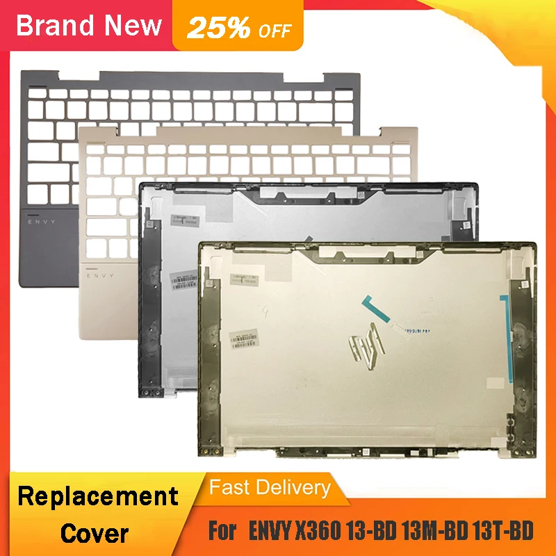 For HP ENVY X360 13-BD 13M-BD 13T-BD Series Laptop Accessories LCD Back Cover Palmrest Upper Rear Lid Gold Silver A C Shell
For HP ENVY X360 13-BD 13M-BD 13T-BD Series Laptop Accessories LCD Back Cover Palmrest Upper Rear Lid Gold Silver A C Shell