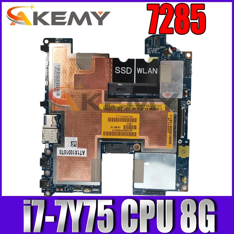 100% working For Dell OEM Latitude 7285 Tablet Motherboard i7-7Y75 8G 1.3GHz 8GB 05KN27 CN-05KN27 CAJ00 LA-E441P tested ok
100% working For Dell OEM Latitude 7285 Tablet Motherboard i7-7Y75 8G 1.3GHz 8GB 05KN27 CN-05KN27 CAJ00 LA-E441P tested ok