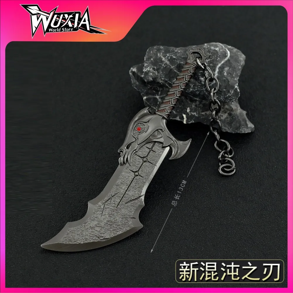 God of War Weapon New Blades of Exile Weapon Metal Weapon Katana Sword Spear Anime Toy Weapons Keychain Toys for Boy Kid Gift
God of War Weapon New Blades of Exile Weapon Metal Weapon Katana Sword Spear Anime Toy Weapons Keychain Toys for Boy Kid Gift