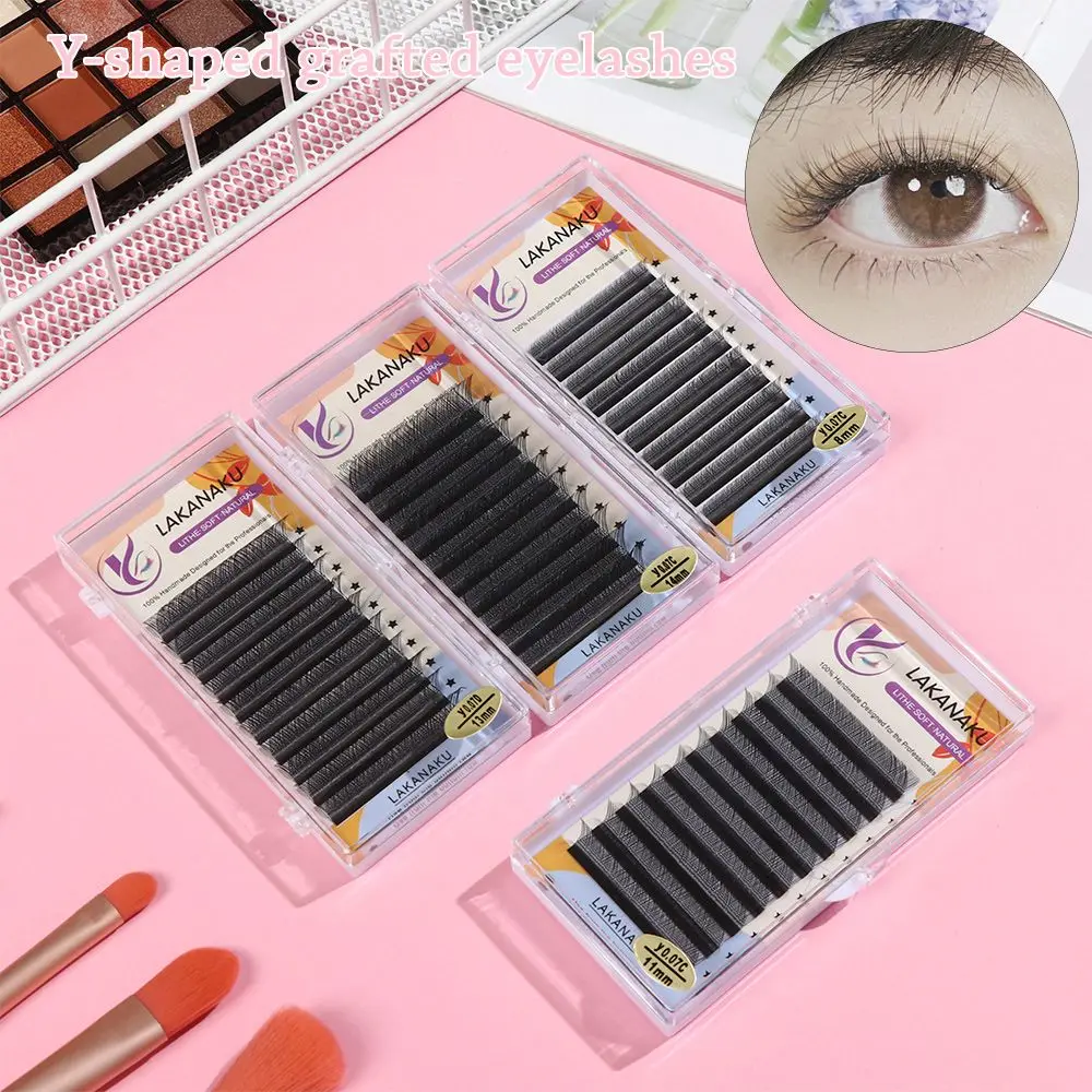 

Y Shape Eyelashes Extension YY Eyelash Cilia and Brazilian Volume Soft Faux Mink YY Lashes Y Cilios