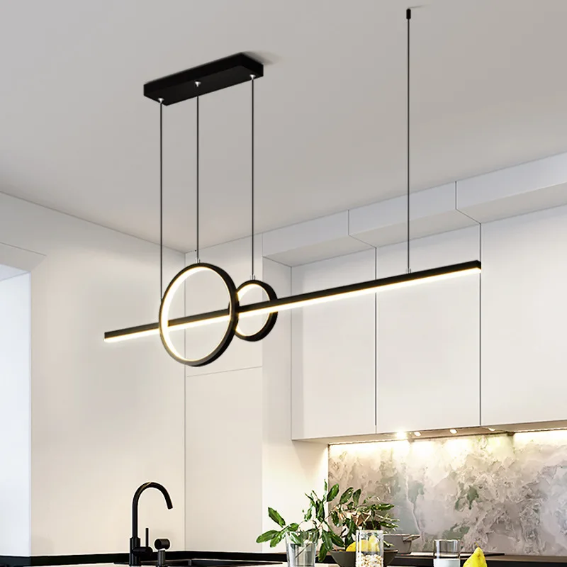 Modern Minimalist Bar Chandelier Minimalist Creative Personality Dining-Room Lamp Cross-Border Nordic LED Strip Dining Room Lamp
Modern Minimalist Bar Chandelier Minimalist Creative Personality Dining-Room Lamp Cross-Border Nordic LED Strip Dining Room Lamp