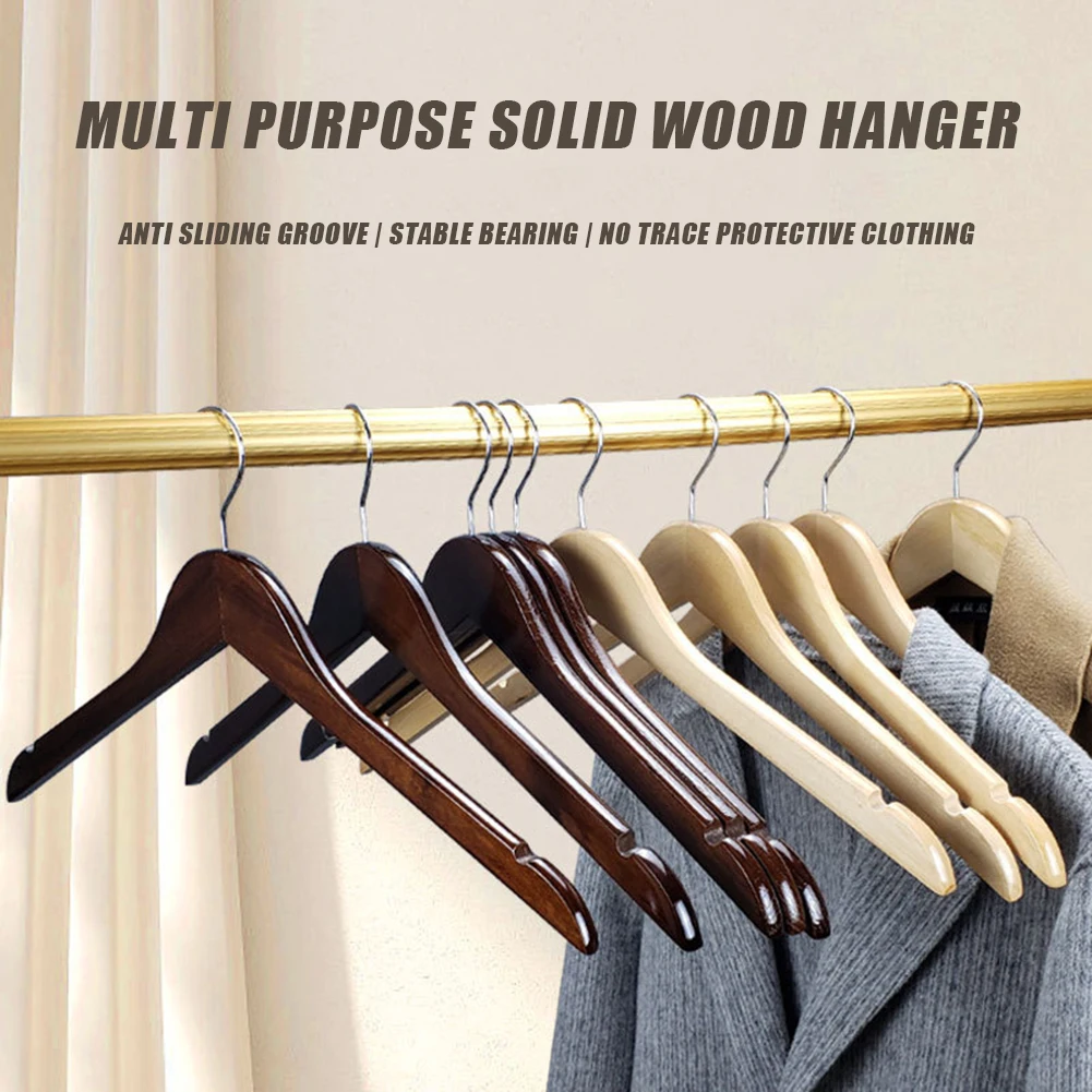 Sturdy Slim Clothes Hangers Anti Slip Stable for Bathroom Balcony Anti Slip Stable Solid Wood Hanger for Household Hotel Travel
Sturdy Slim Clothes Hangers Anti Slip Stable for Bathroom Balcony Anti Slip Stable Solid Wood Hanger for Household Hotel Travel
