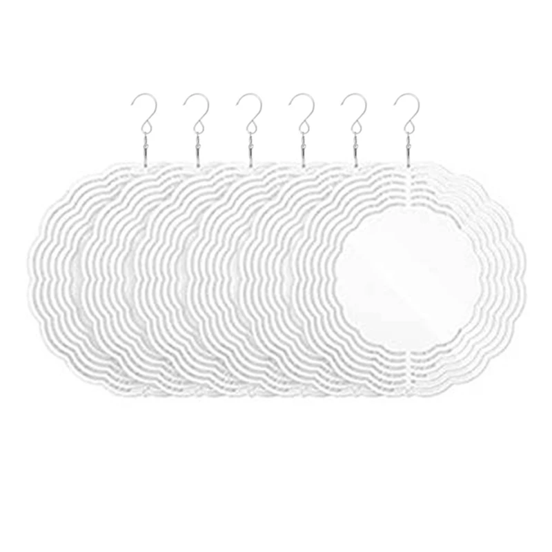 6Pack 10 Inch Sublimation Wind Spinner Blanks 3D Wind Spinners For Indoor Outdoor Garden Decoration
6Pack 10 Inch Sublimation Wind Spinner Blanks 3D Wind Spinners For Indoor Outdoor Garden Decoration