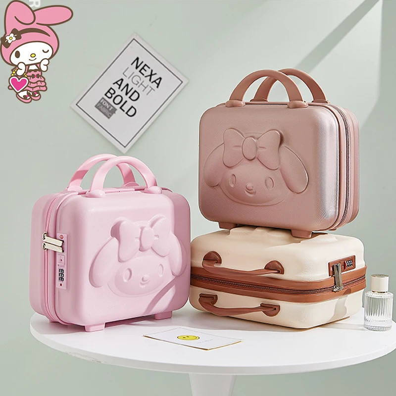 Sanrio My Melody 14 Inch Cosmetic Case Anime Kawaii 3D Suitcase High Capacity Portable Password Carry Boarding Suitcase Travel
Sanrio My Melody 14 Inch Cosmetic Case Anime Kawaii 3D Suitcase High Capacity Portable Password Carry Boarding Suitcase Travel