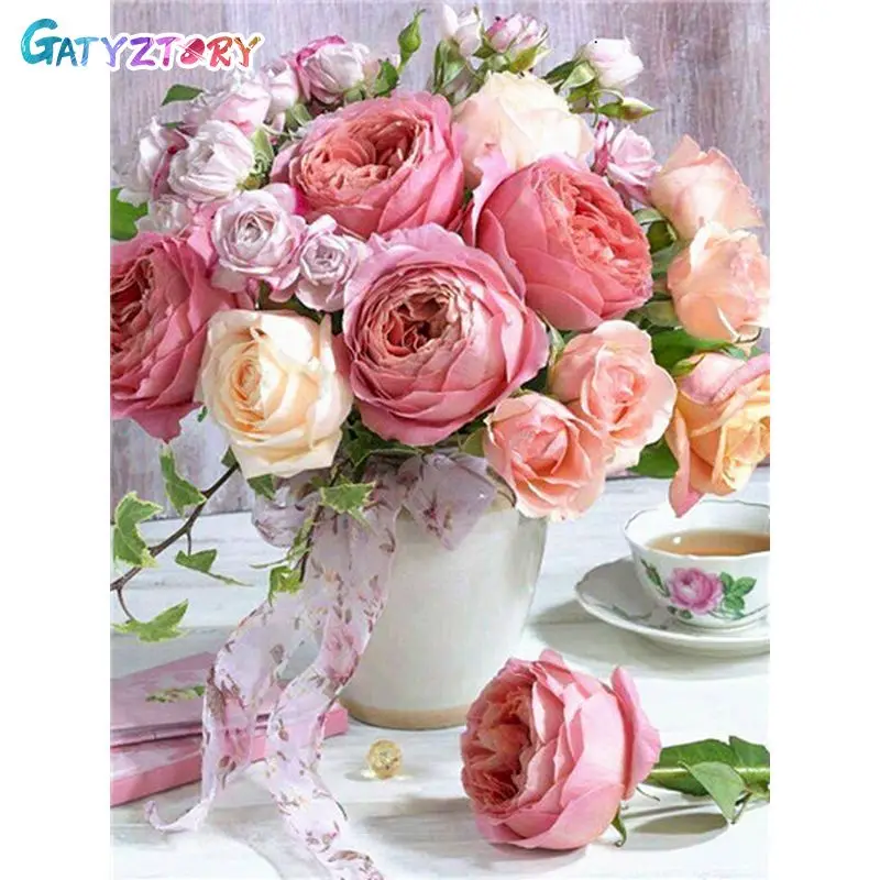GATYZTORY Paint By Number Flower in vase Drawing On Canvas HandPainted Painting Art Gift DIY Pictures By Number Flower Kits Home
GATYZTORY Paint By Number Flower in vase Drawing On Canvas HandPainted Painting Art Gift DIY Pictures By Number Flower Kits Home