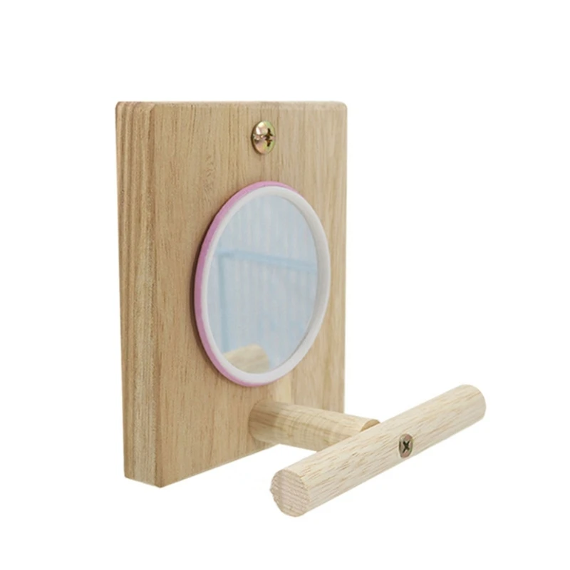 Pet Bird Cage Wooden Perch Platform Mirror Standing Toy for Small Birds Drop shipping
Pet Bird Cage Wooden Perch Platform Mirror Standing Toy for Small Birds Drop shipping