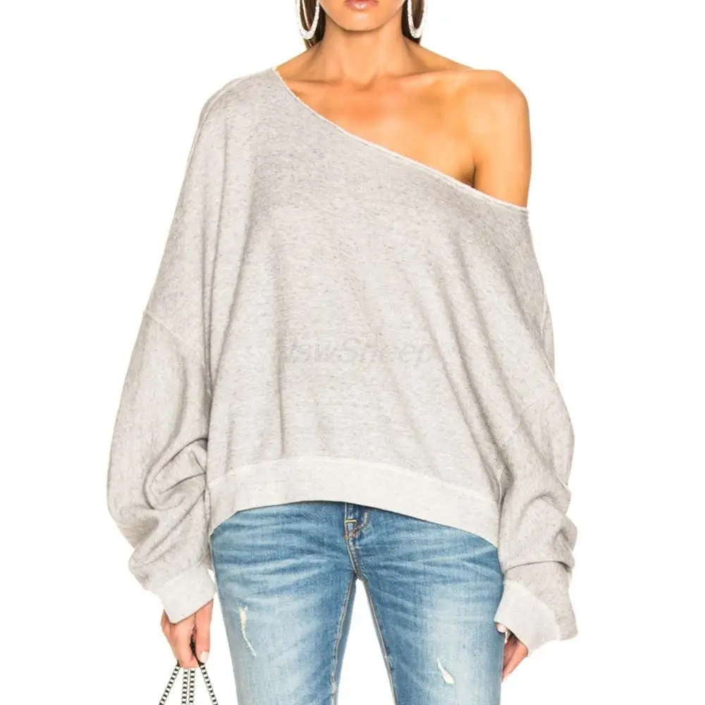 Ladies Winter Knit Pullover Pure Color Unfinished Trim Collar Loose Sweater Cotton Lyocell Leisure Hollow Out Women Top
Ladies Winter Knit Pullover Pure Color Unfinished Trim Collar Loose Sweater Cotton Lyocell Leisure Hollow Out Women Top