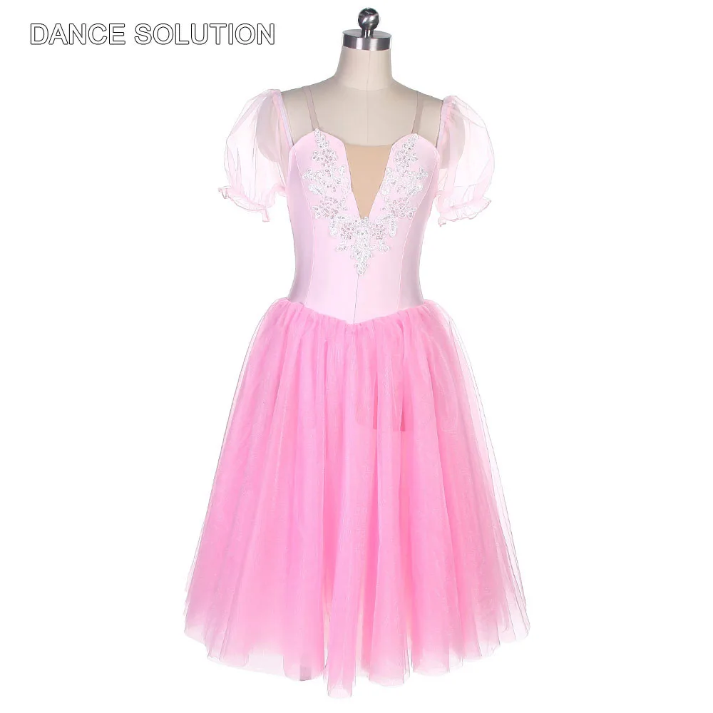 Short Puff Sleeve Ballet Tutu Dress Pink Romantic Ballet Costume for Child & Adult Ballerina Stage Performance Dancewear 19024
Short Puff Sleeve Ballet Tutu Dress Pink Romantic Ballet Costume for Child & Adult Ballerina Stage Performance Dancewear 19024