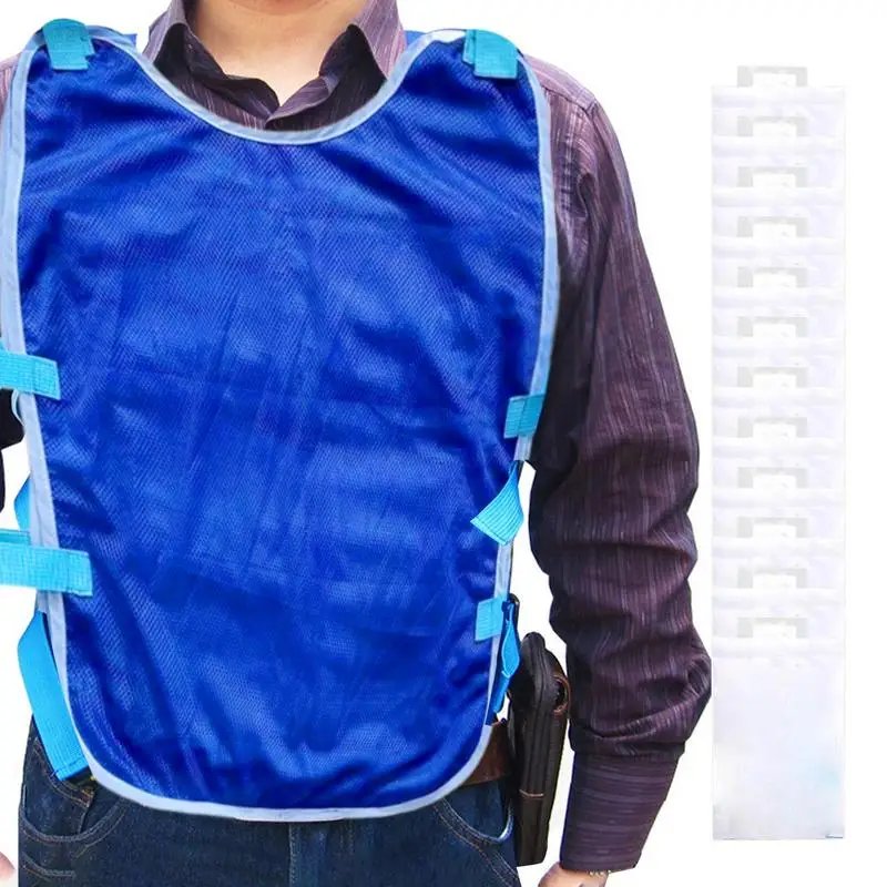 Ice Vest Ice Cold Jacket Water Evaporative Cool Shirt Cooling Sunstroke Protective Clothes For Sport
Ice Vest Ice Cold Jacket Water Evaporative Cool Shirt Cooling Sunstroke Protective Clothes For Sport
