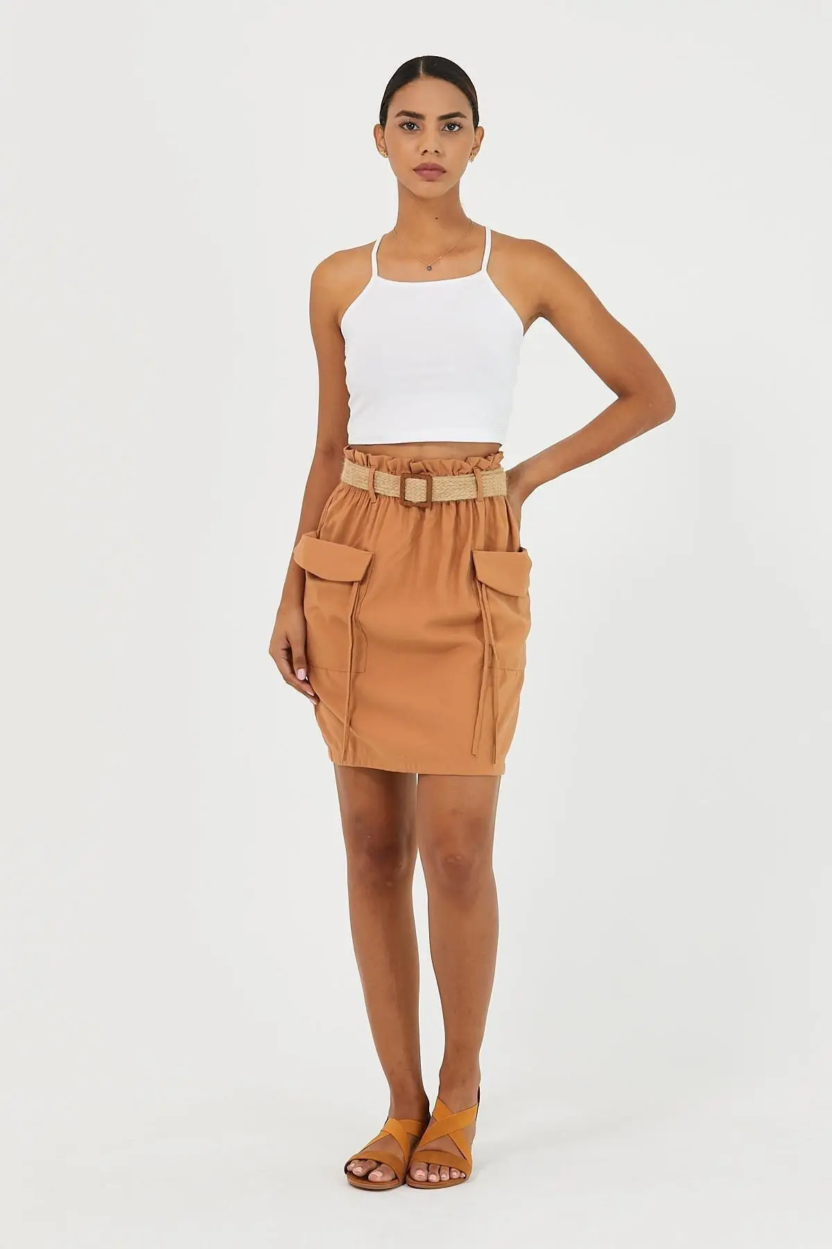 Women's Skirt Belted Skirt Tan Elegant Fashion Summer Spring Casual Stretch Comfortable Sexy Mini Midi Maxi Skirts 
Women's Skirt Belted Skirt Tan Elegant Fashion Summer Spring Casual Stretch Comfortable Sexy Mini Midi Maxi Skirts