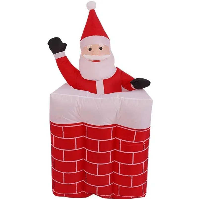 Exclusively for 1.6 m Christmas inflatable Santa Claus decoration up and down the chimney light-emitting inflatable ornaments
Exclusively for 1.6 m Christmas inflatable Santa Claus decoration up and down the chimney light-emitting inflatable ornaments