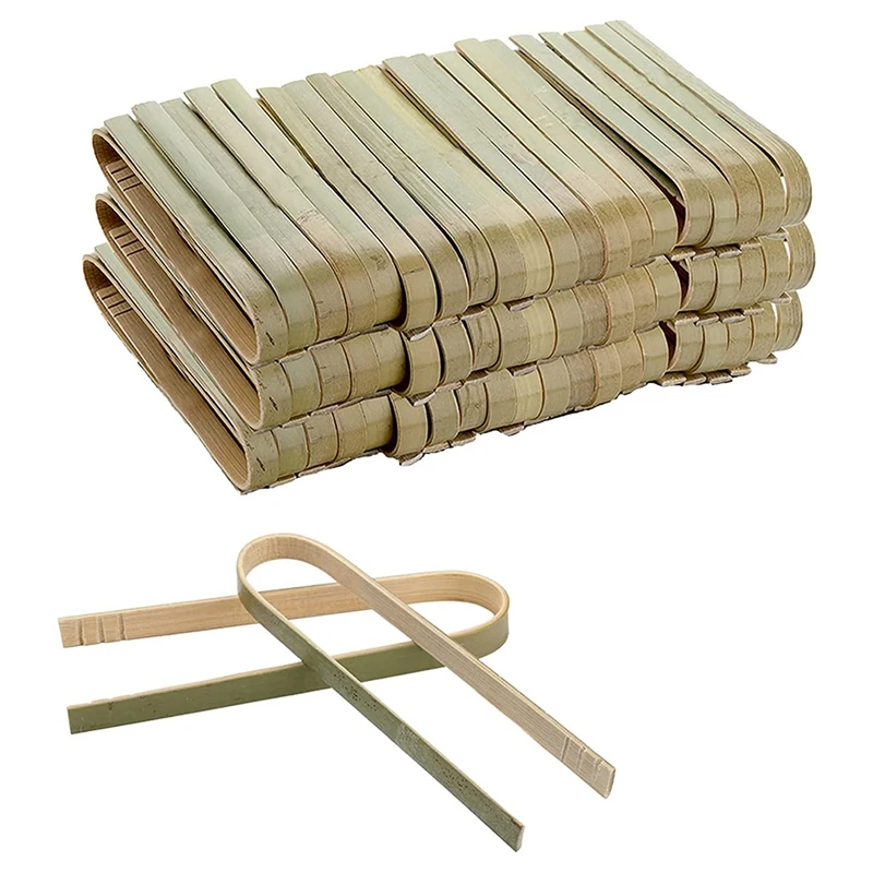 120 Pack Mini Bamboo Tongs, 4 Inch Disposable Tongs, Eco-Friendly Mini Disposable Bamboo Utensils Toast Tongs
120 Pack Mini Bamboo Tongs, 4 Inch Disposable Tongs, Eco-Friendly Mini Disposable Bamboo Utensils Toast Tongs