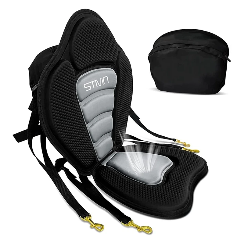 Kayak Seat With Detachable Storage Bag, Deluxe Padded Backrest Kayak Accessories With Back Support,Kayak Accessories
Kayak Seat With Detachable Storage Bag, Deluxe Padded Backrest Kayak Accessories With Back Support,Kayak Accessories