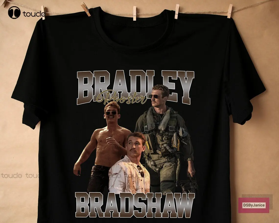 Miles Teller Shirt Bradley Rooster Bradshaw Shirt Tom Cruise Maverick Shirt Mens T-Shirt Fashion Tshirt Summer New Popular Retro
Miles Teller Shirt Bradley Rooster Bradshaw Shirt Tom Cruise Maverick Shirt Mens T-Shirt Fashion Tshirt Summer New Popular Retro