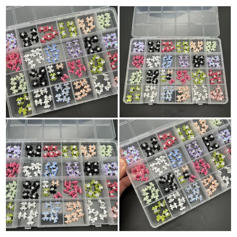 30pcs 3D Colorful Bow Charms for Nails Art Decorations Resin Rhinestones Kawaii Bear Accessories Multi Designs Nail Jewelry DIY
30pcs 3D Colorful Bow Charms for Nails Art Decorations Resin Rhinestones Kawaii Bear Accessories Multi Designs Nail Jewelry DIY
