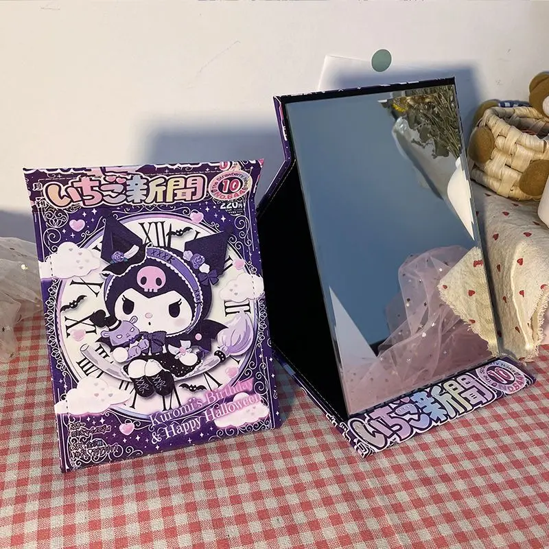 Зеркало Kuromi аниме Kawaii Sanrio креативное складное Удобное зеркало мультфильм Милая милая игрушка подарок на день рождения
Зеркало Kuromi аниме Kawaii Sanrio креативное складное Удобное зеркало мультфильм Милая милая игрушка подарок на день рождения