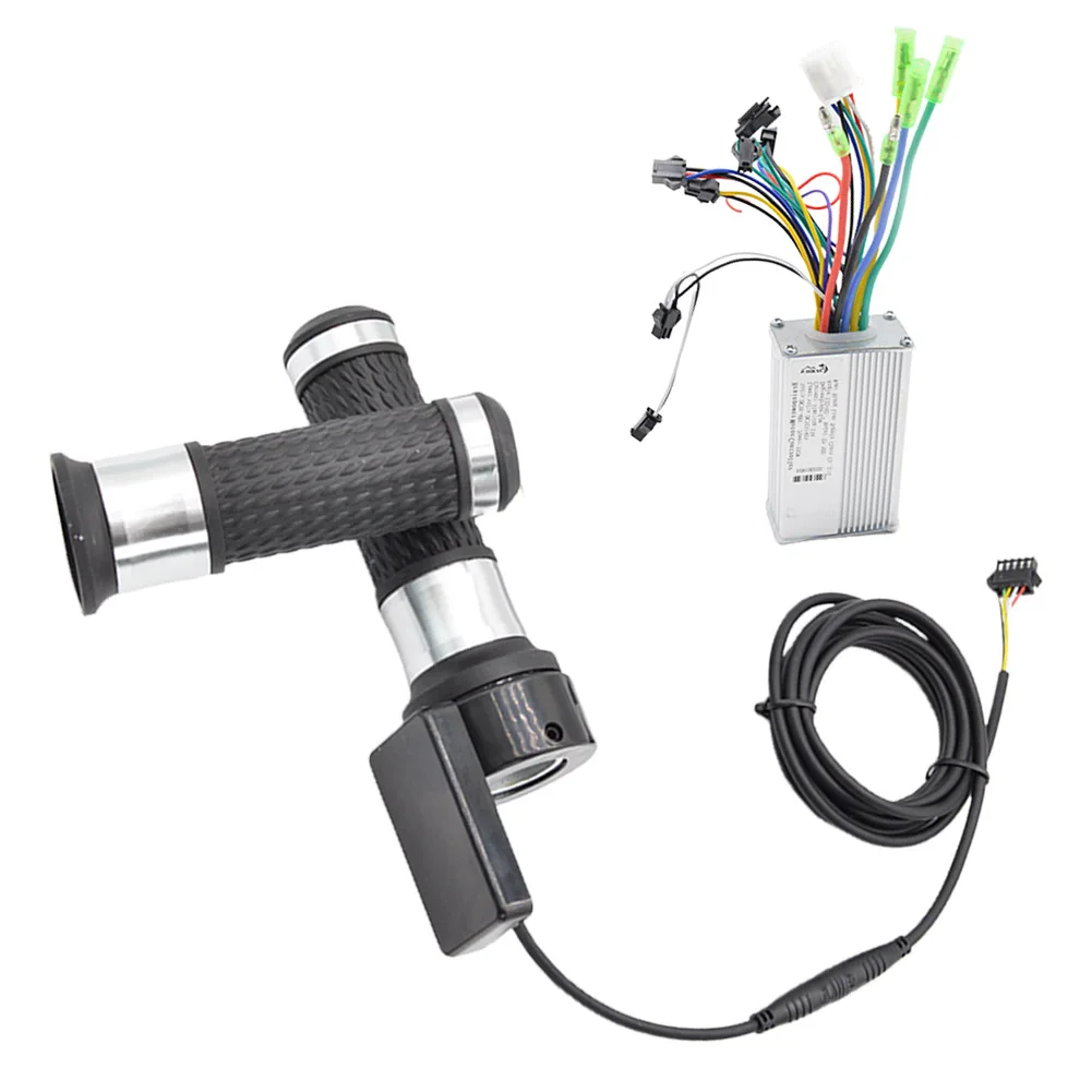 E-Bike E-Scooter Brushless Controller 24V/36V 350W With Thumb Throttle LCD Screen Turn Handle Governor Safer Anti-slip Handle
E-Bike E-Scooter Brushless Controller 24V/36V 350W With Thumb Throttle LCD Screen Turn Handle Governor Safer Anti-slip Handle
