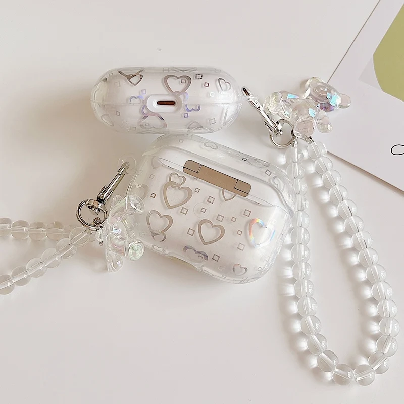 Pearl Pendant Case For Airpods 3 3rd Generation Case For Airpods Pro Air Pod 3 2 1 Love Heart Laser Earphone Cover Boxs Shell
Pearl Pendant Case For Airpods 3 3rd Generation Case For Airpods Pro Air Pod 3 2 1 Love Heart Laser Earphone Cover Boxs Shell