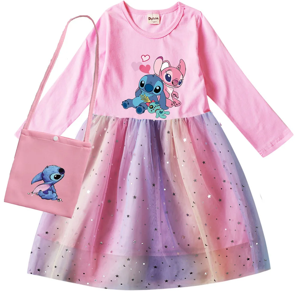 Disney Stitch Summer Girls Christmas Dress Girl Princess Costume Casual Toddler Girl Dresses Birthday Party Clothing
Disney Stitch Summer Girls Christmas Dress Girl Princess Costume Casual Toddler Girl Dresses Birthday Party Clothing