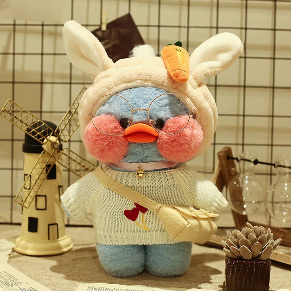 Kawaii 30cm Cute Lalafanfan Cafe Duck With Cloth Plush Toy Stuffed Animal Soft Doll Pillow Creative Birthday Gift For Children
Kawaii 30cm Cute Lalafanfan Cafe Duck With Cloth Plush Toy Stuffed Animal Soft Doll Pillow Creative Birthday Gift For Children