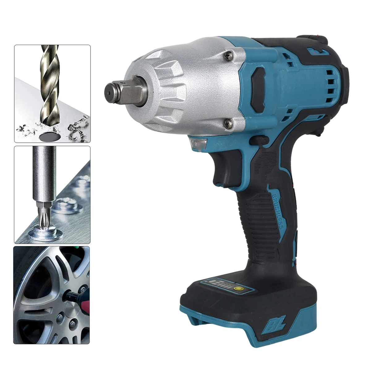 Cordless Electric Impact Drill Brushless Wrench Screwdriver 1000Nm High-Torque Impact Driver with LED Light Power Drills Tools
Cordless Electric Impact Drill Brushless Wrench Screwdriver 1000Nm High-Torque Impact Driver with LED Light Power Drills Tools