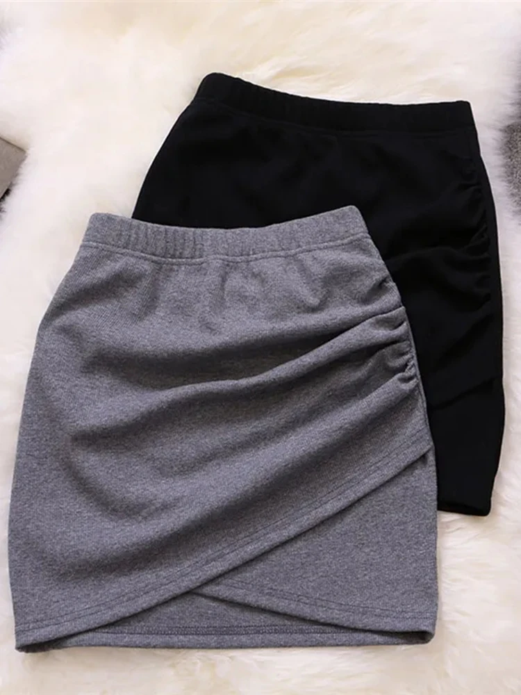 Jmprs Elegant Irregular Women Skirts High Waist Solid Korean Elastic Mini Skirt Black Summer Causal Female Skirt
Jmprs Elegant Irregular Women Skirts High Waist Solid Korean Elastic Mini Skirt Black Summer Causal Female Skirt