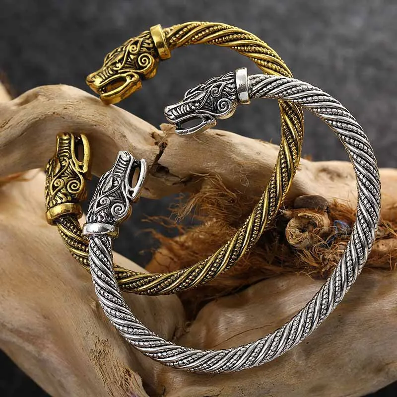Metal Snake Head Open Bracelets & Bangles Viking Indian Jewelry Accessories Religious Serpent Man's Wristband Bracelet
Metal Snake Head Open Bracelets & Bangles Viking Indian Jewelry Accessories Religious Serpent Man's Wristband Bracelet