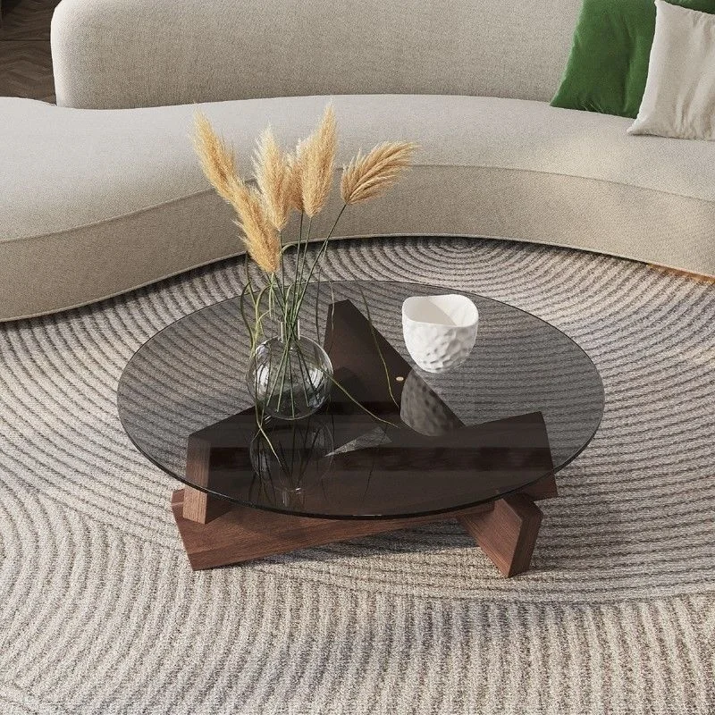 Nordic Creative Transparent Glass Solid Wood Coffee Tables Living Room Vintage Minimalist Tea Table Hall Design Home Furniture
Nordic Creative Transparent Glass Solid Wood Coffee Tables Living Room Vintage Minimalist Tea Table Hall Design Home Furniture