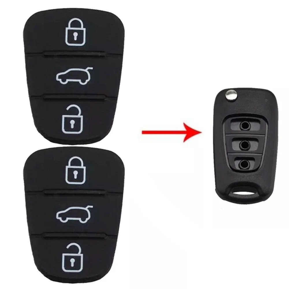 2x Remote Car 3 Buttons Key Fobs Case Rubber Shell Black For Hyundai I10/I20/I30 Replacement Rubber Key Pads Accessories
2x Remote Car 3 Buttons Key Fobs Case Rubber Shell Black For Hyundai I10/I20/I30 Replacement Rubber Key Pads Accessories