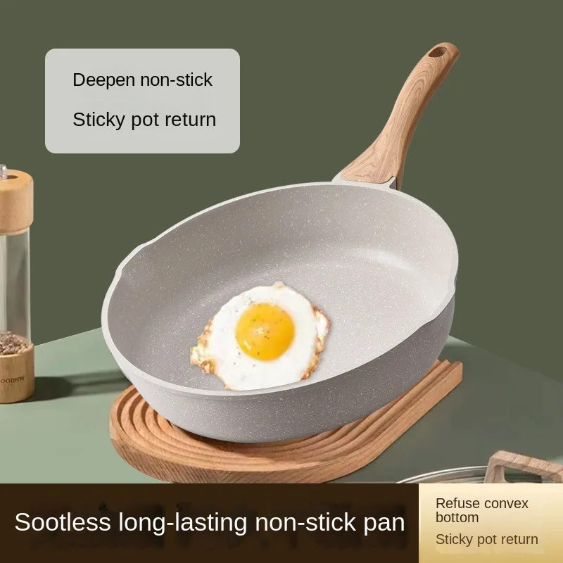 Home Kitchen Frying Steak Pan Pancake Omelette Pan Induction Cooker Gas Stove Universal Cooking Maifan Stone Non-Stick Pan
Home Kitchen Frying Steak Pan Pancake Omelette Pan Induction Cooker Gas Stove Universal Cooking Maifan Stone Non-Stick Pan