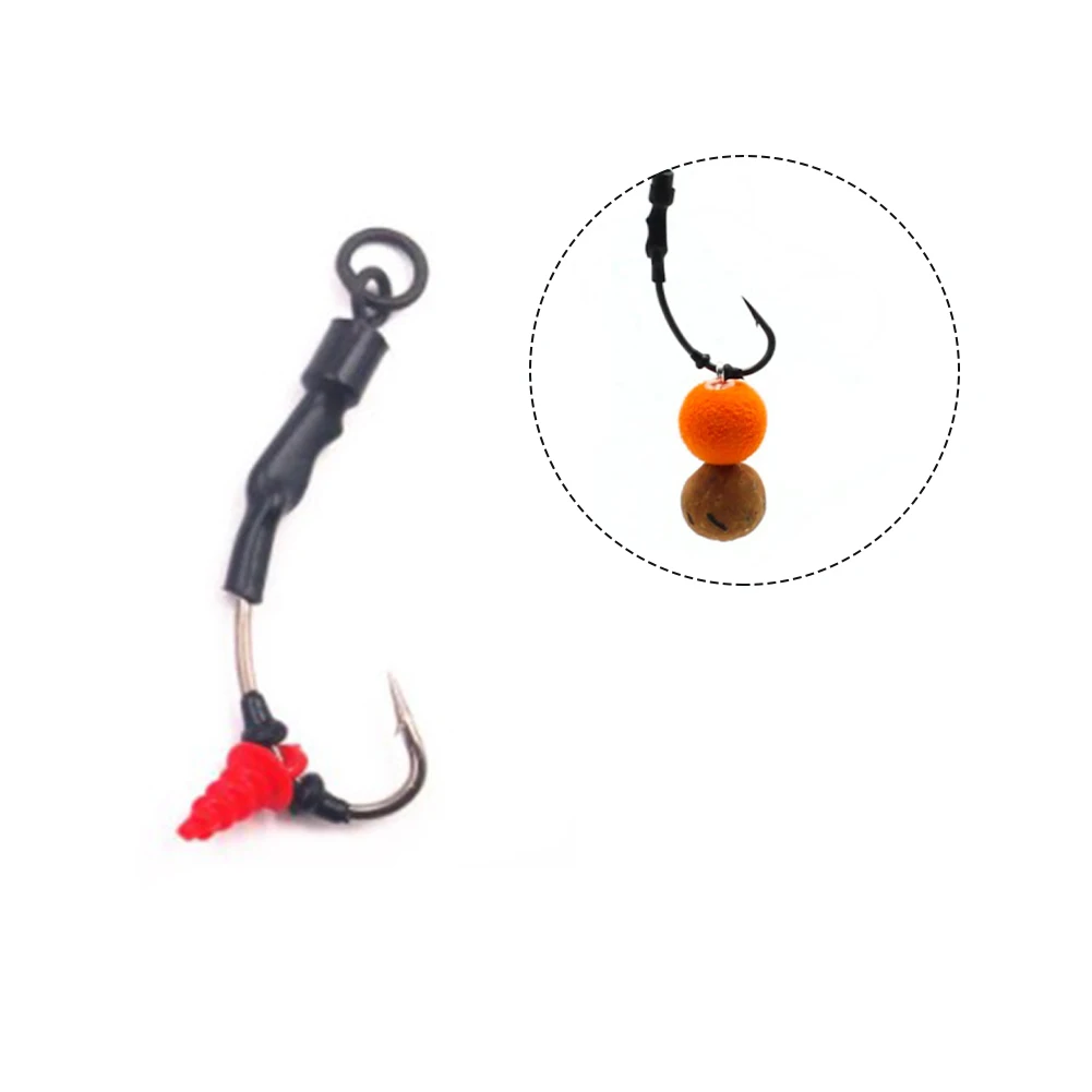 3Pcs/Pack Carp Fishing Ready Tied Ronnie Rigs Pre Made Spinner Rig Barbed Hook Stainless Steel Fishhook Fishing Tackle Accessory
3Pcs/Pack Carp Fishing Ready Tied Ronnie Rigs Pre Made Spinner Rig Barbed Hook Stainless Steel Fishhook Fishing Tackle Accessory