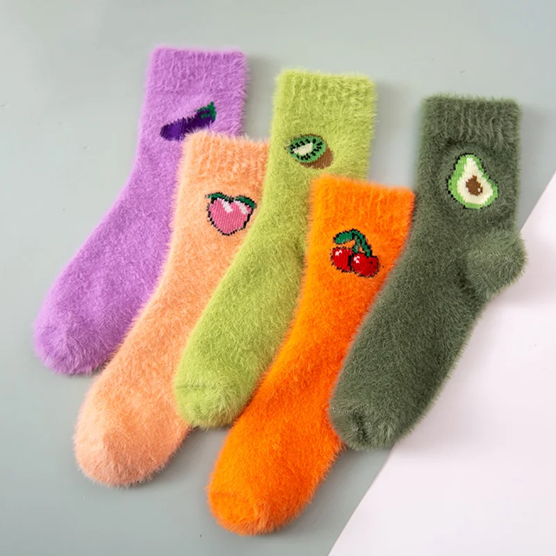 New Winter Autumn Velvet Socks Cute Fruit Socks Thicken Warm Women Socks Sleep Socks Girls Home Floor Bedroom Sox Harajuku Gift
New Winter Autumn Velvet Socks Cute Fruit Socks Thicken Warm Women Socks Sleep Socks Girls Home Floor Bedroom Sox Harajuku Gift