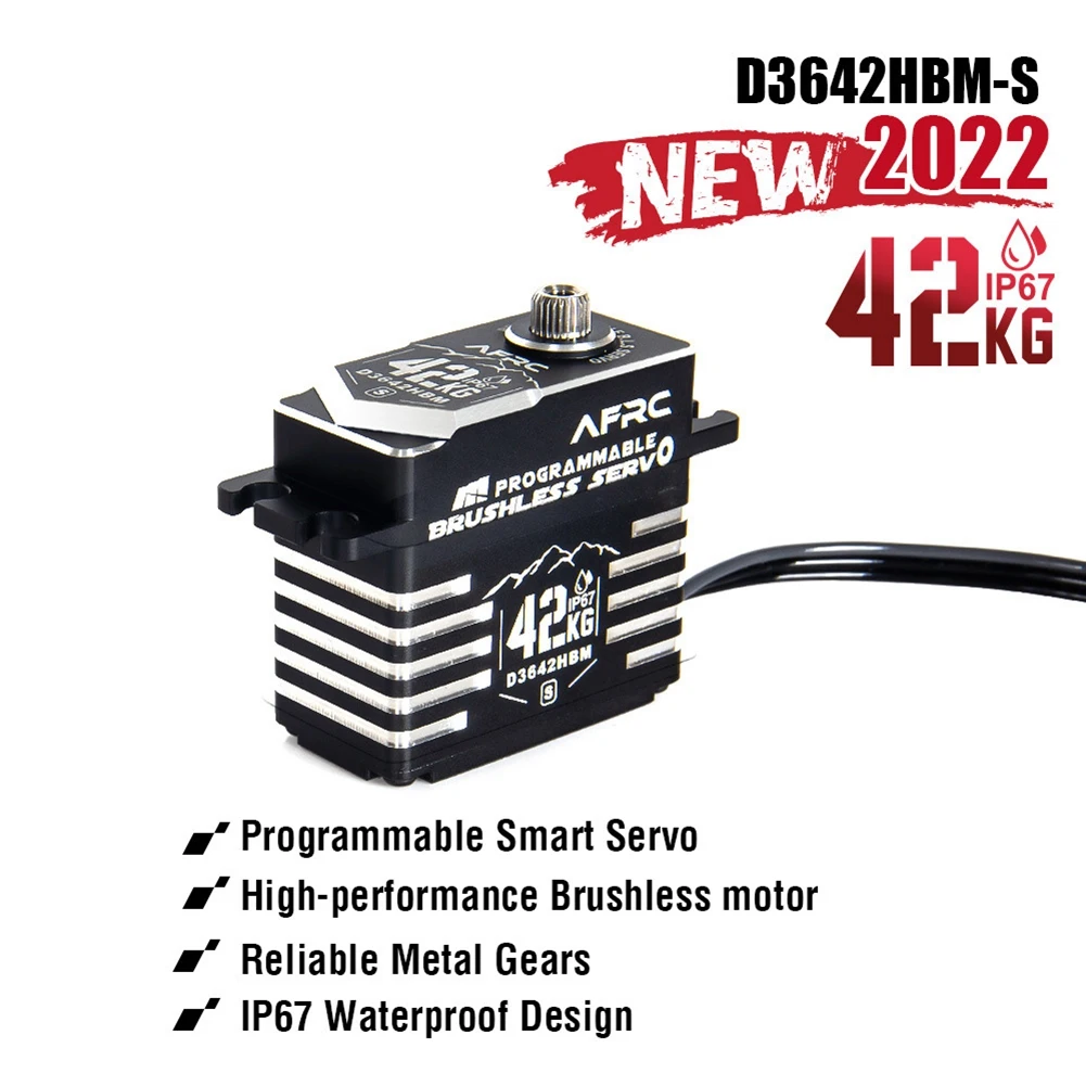 AFRC D3642HBM-S 42 кг с высоким крутящим моментом IP67 программируемый бесщеточный сервопривод для TRXXXAS HORIZON HSP радиоуправляемого автомобиля лодки робота и т. д. DIY Upgrad
AFRC D3642HBM-S 42 кг с высоким крутящим моментом IP67 программируемый бесщеточный сервопривод для TRXXXAS HORIZON HSP радиоуправляемого автомобиля лодки робота и т. д. DIY Upgrad